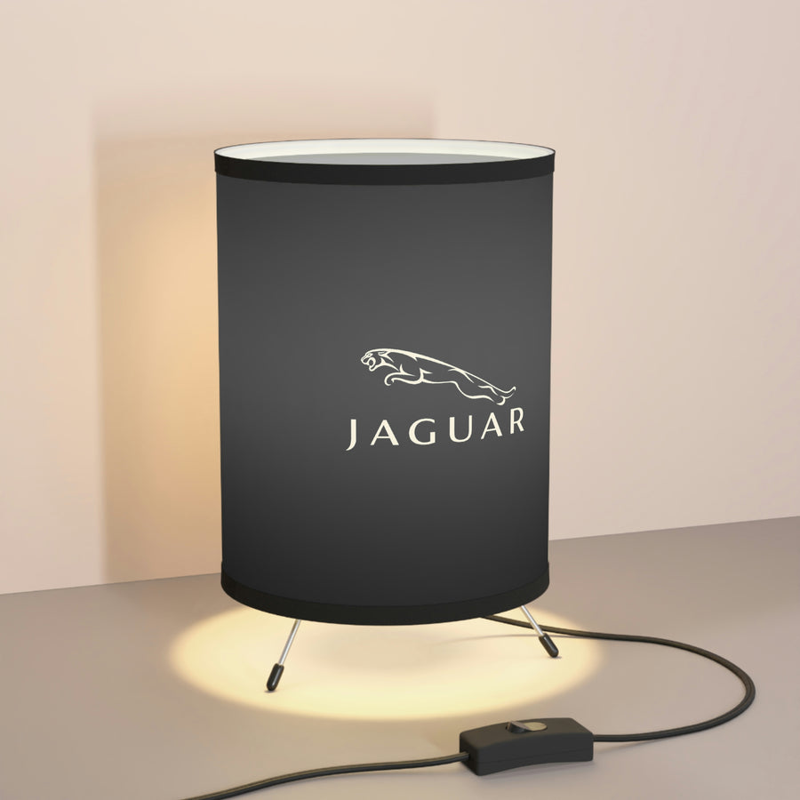 Black Jaguar Tripod Lamp with High-Res Printed Shade, US\CA plug™