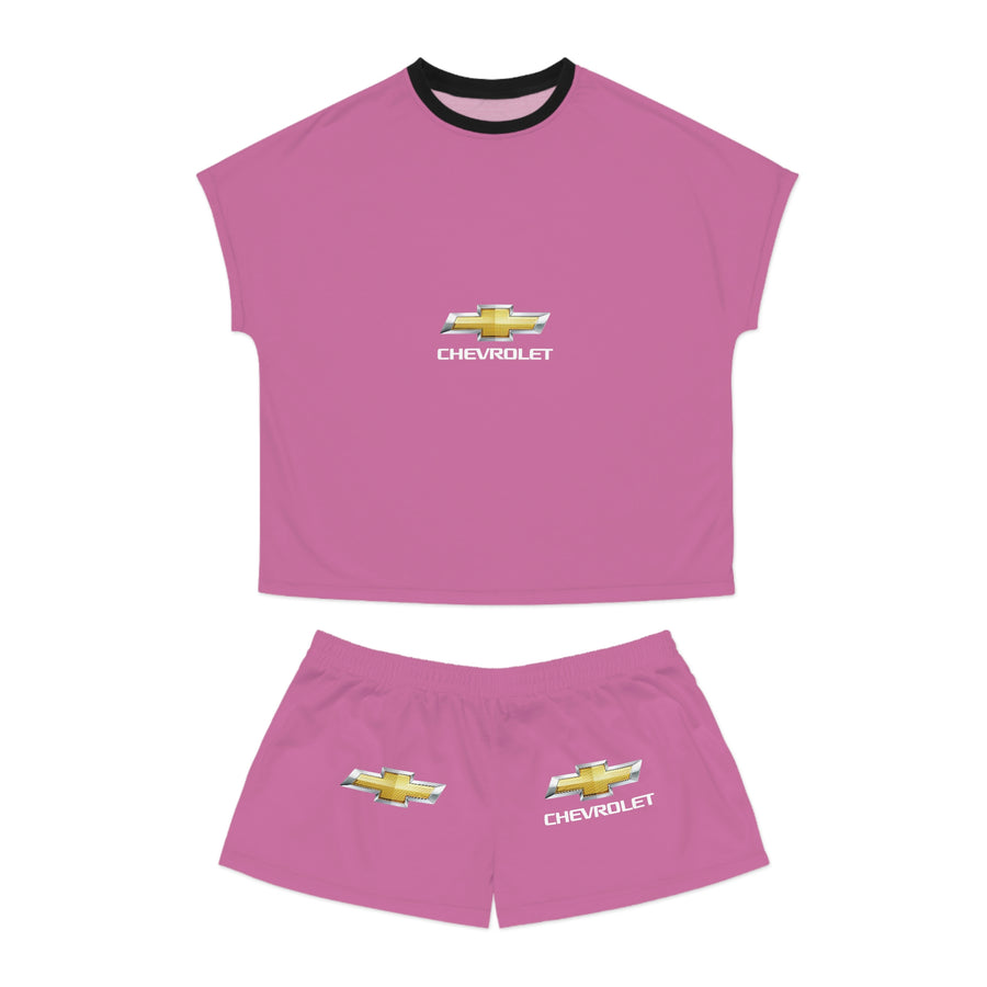 Women's Light Pink Chevrolet Short Pajama Set™