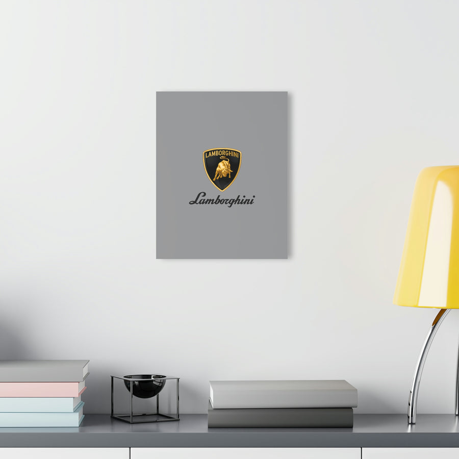 Grey Lamborghini Acrylic Prints (French Cleat Hanging)™