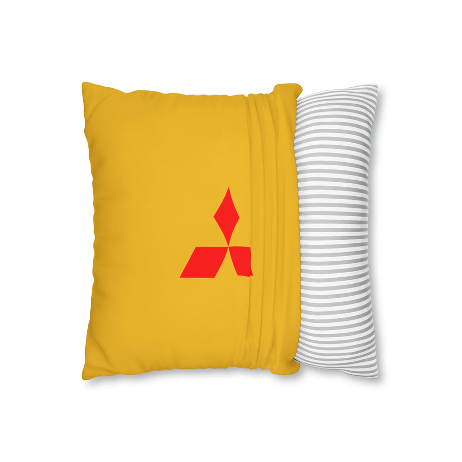 Yellow Mitsubishi Spun Polyester pillowcase™