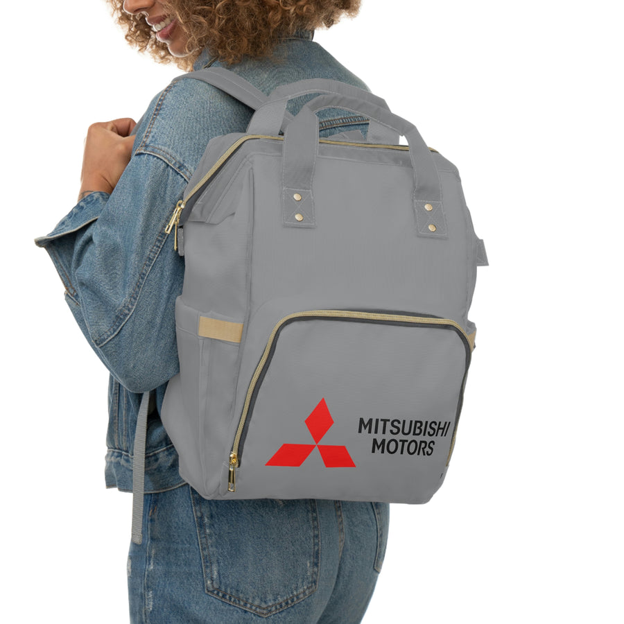 Grey Mitsubishi Multifunctional Diaper Backpack™