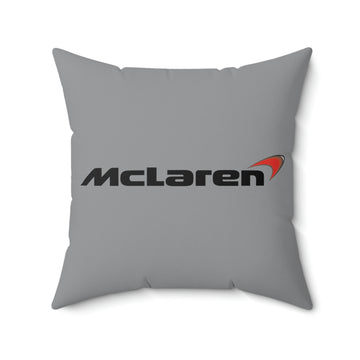 Grey Mclaren Spun Polyester Square Pillow™