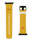 Yellow Mitsubishi Watch Band for Apple Watch™