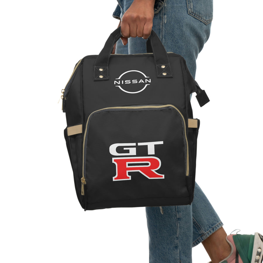 Black Nissan GTR Multifunctional Diaper Backpack™