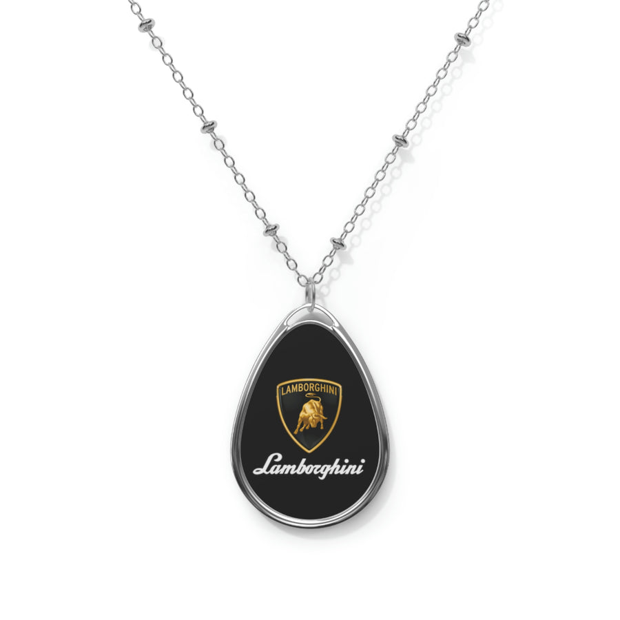 Black Lamborghini Oval Necklace™