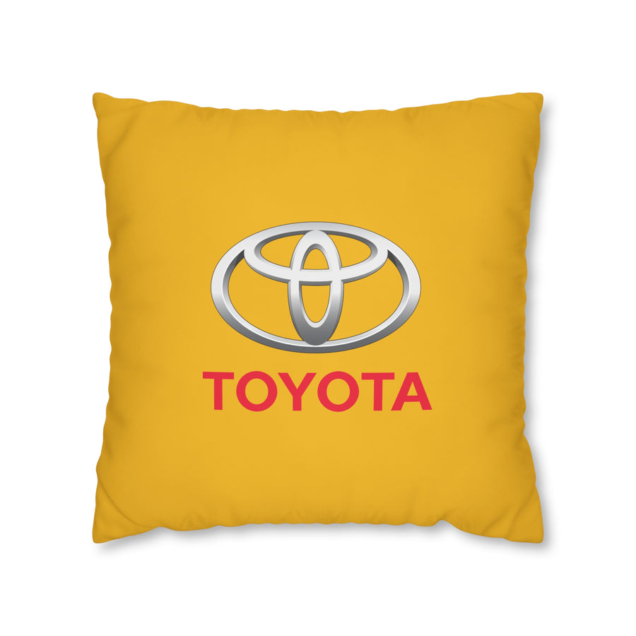 Yellow Toyota Spun Polyester pillowcase™