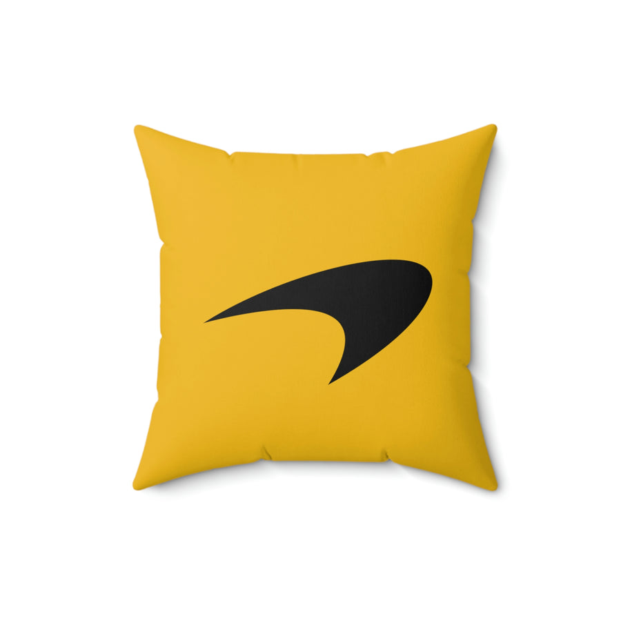 Yellow Mclaren Spun Polyester Square Pillow™