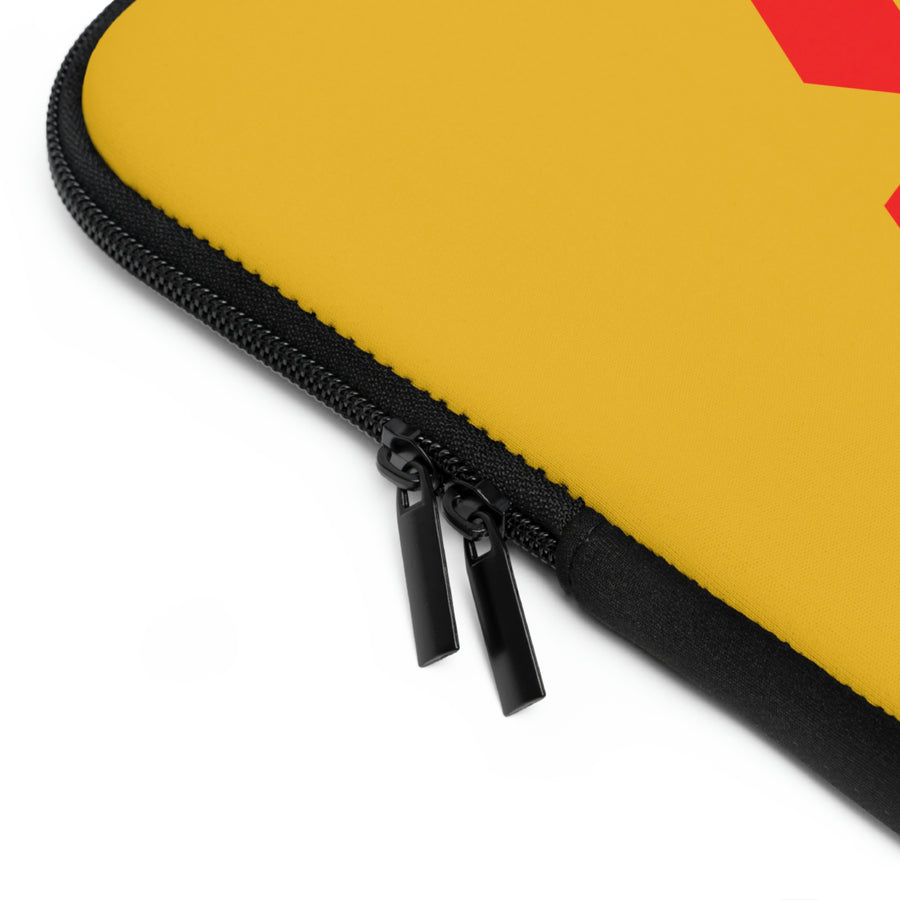 Yellow Mitsubishi Laptop Sleeve™