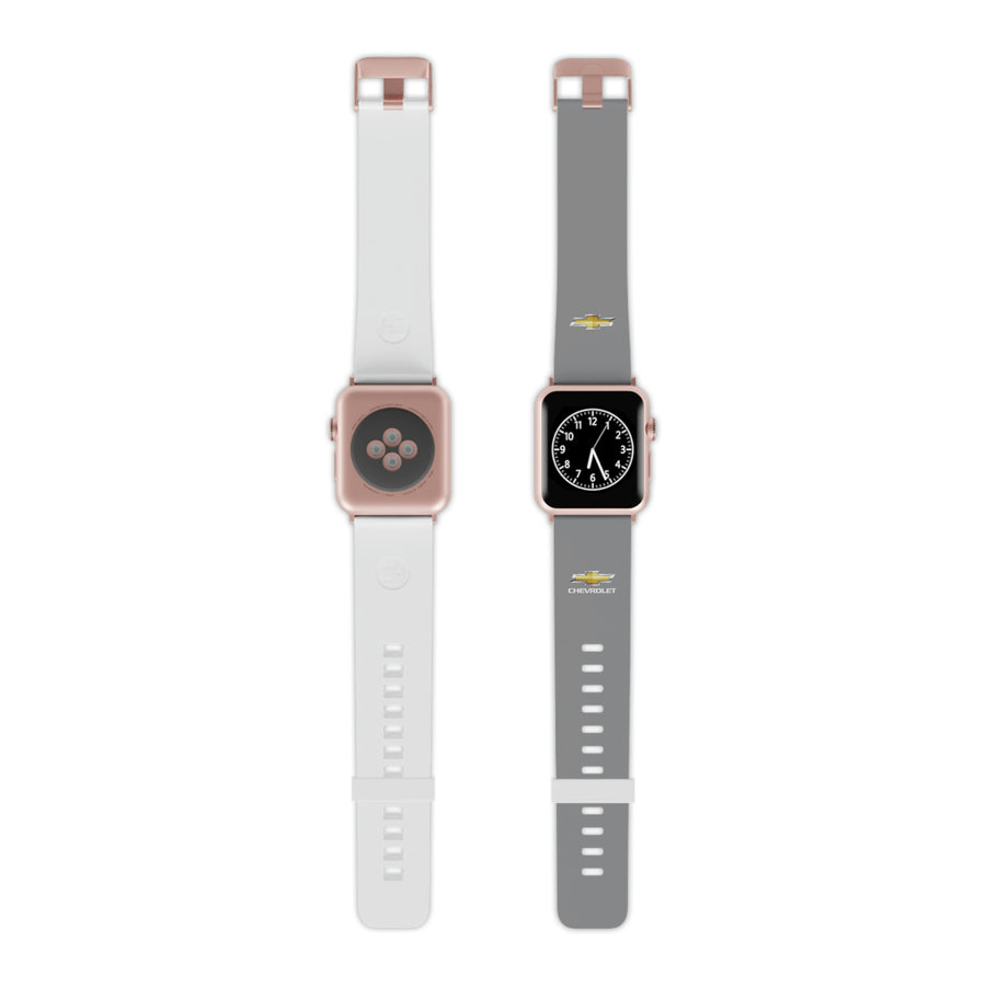 Grey Chevrolet Watch Band for Apple Watch™