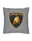 Grey Lamborghini Spun Polyester pillowcase™