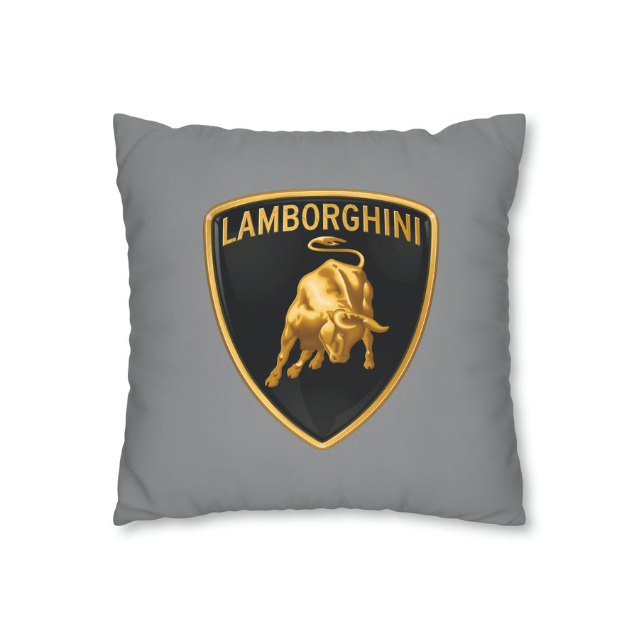 Grey Lamborghini Spun Polyester pillowcase™