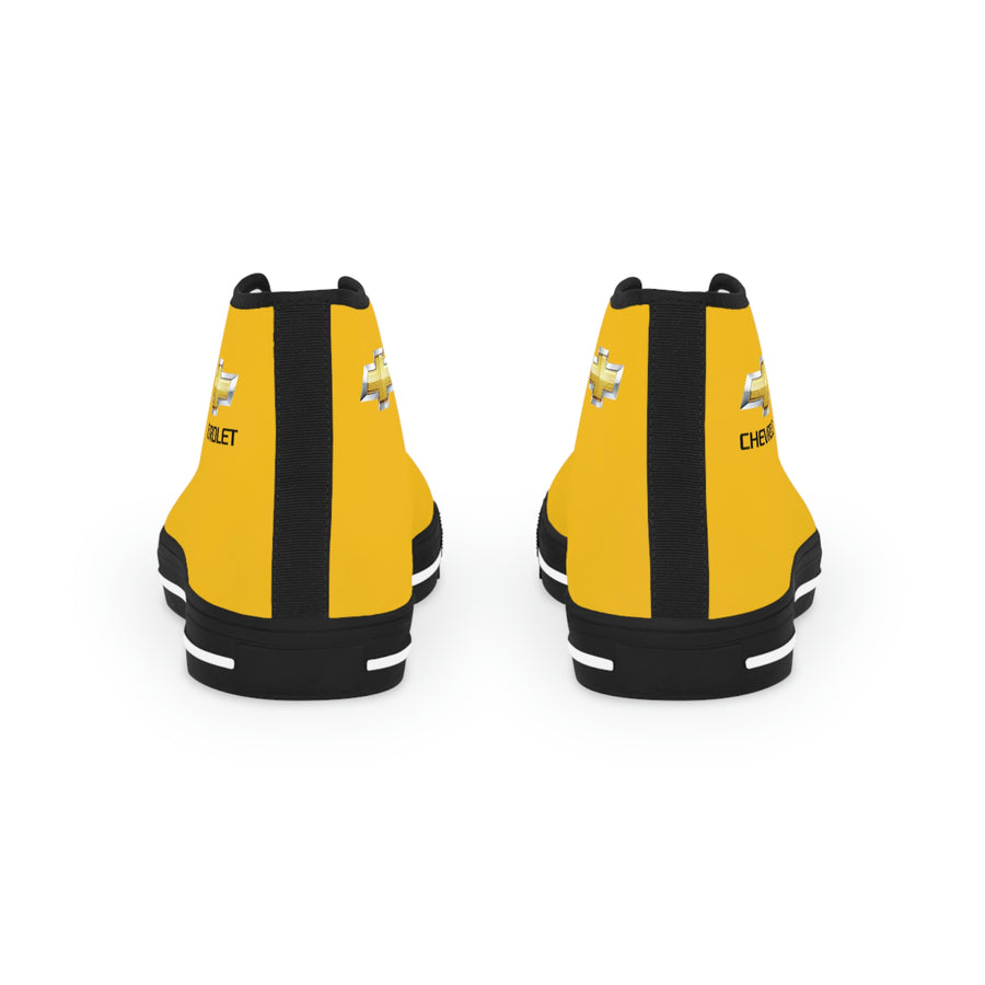 Men's Yellow Chevrolet High Top Sneakers™
