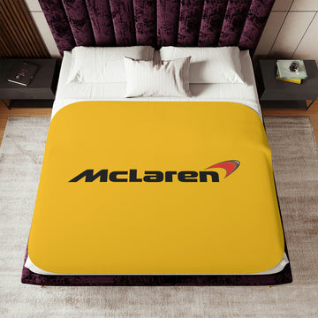 Yellow McLaren Sherpa Blanket™