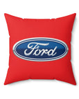 Red Ford Spun Polyester Square Pillow™