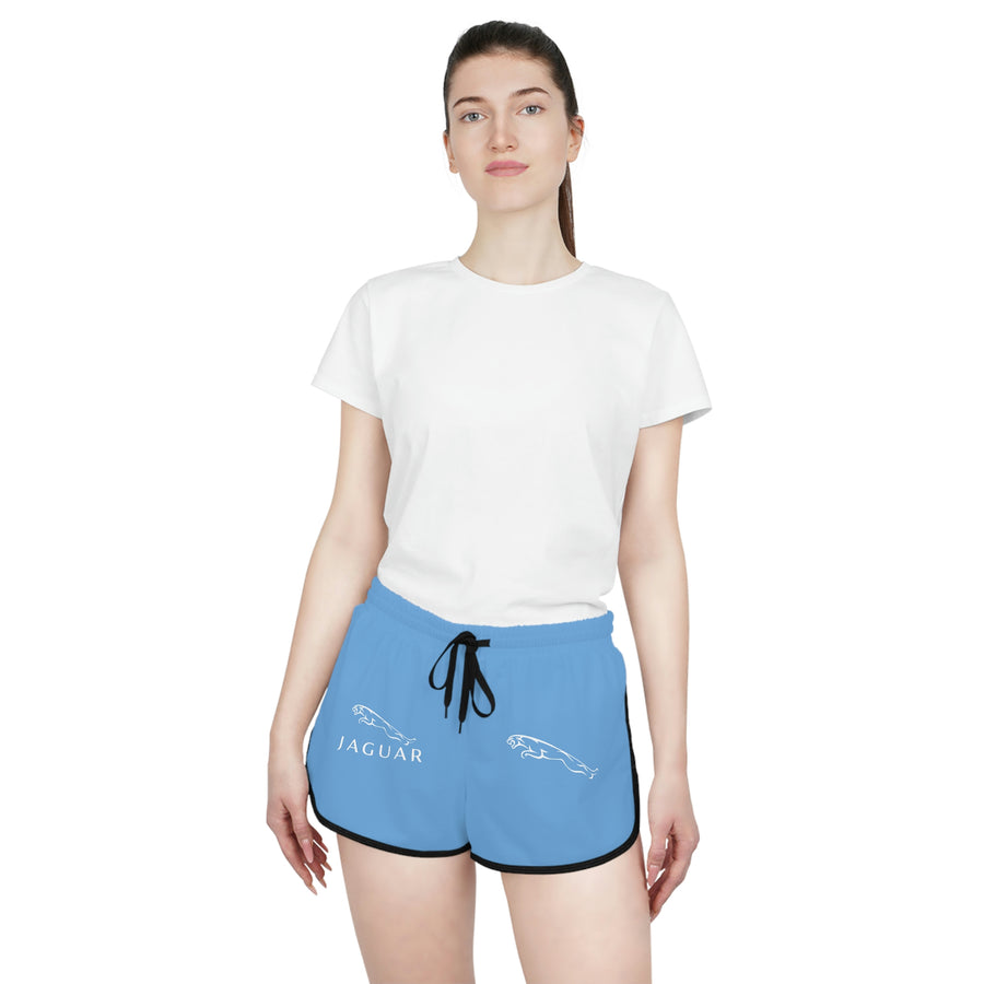 Women's Light Blue Jaguar Relaxed Shorts™