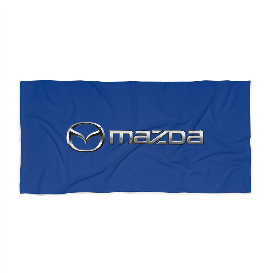 Dark Blue Mazda Beach Towel™