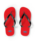 Unisex Red Ford Flip Flops™