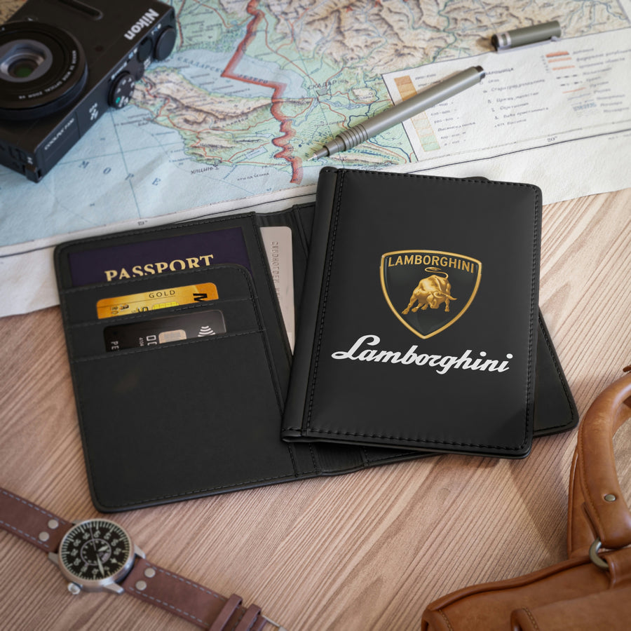 Black Lamborghini Passport Cover™