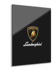 Black Lamborghini Acrylic Prints (French Cleat Hanging)™