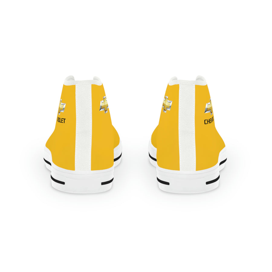 Men's Yellow Chevrolet High Top Sneakers™