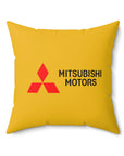 Yellow Mitsubishi Spun Polyester Square Pillow™