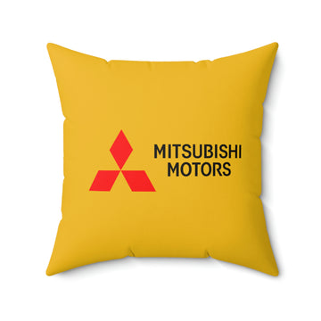 Yellow Mitsubishi Spun Polyester Square Pillow™