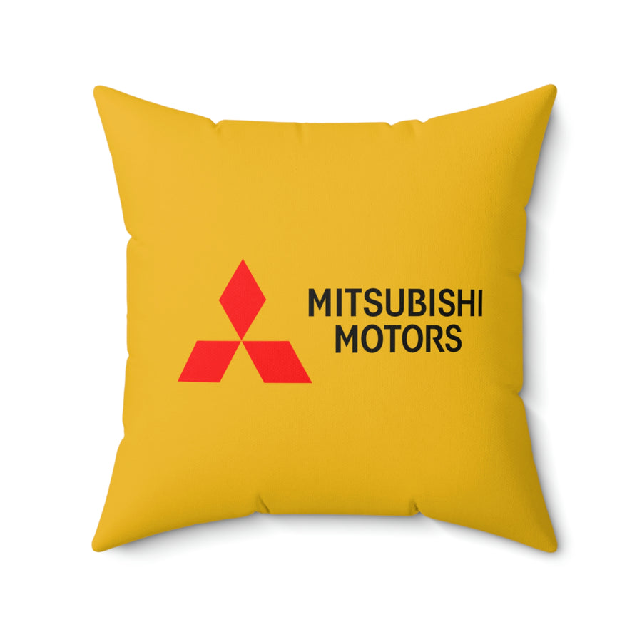 Yellow Mitsubishi Spun Polyester Square Pillow™