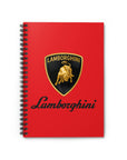 Red Lamborghini Spiral Notebook - Ruled Line™