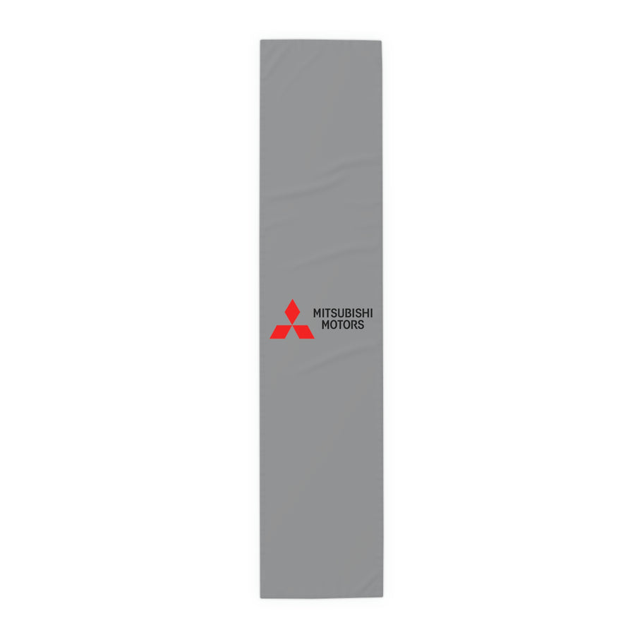 Grey Mitsubishi Table Runner (Cotton, Poly)™