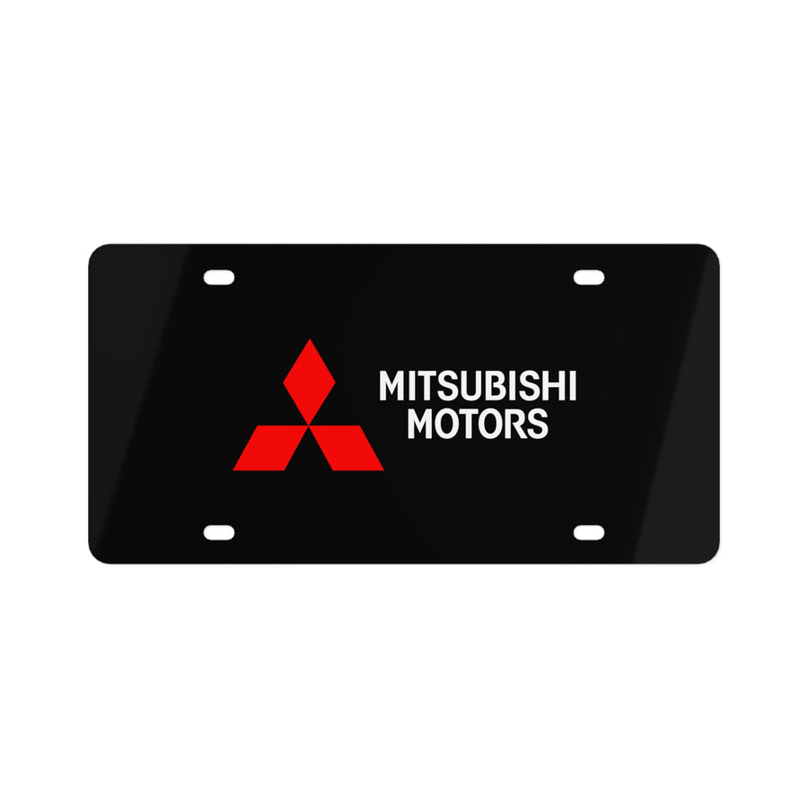 Black Mitsubishi License Plate™