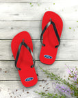 Unisex Red Ford Flip Flops™