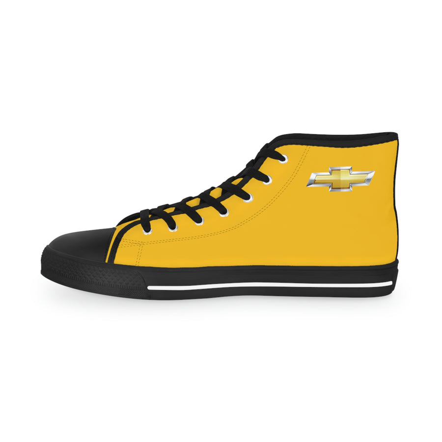 Men's Yellow Chevrolet High Top Sneakers™