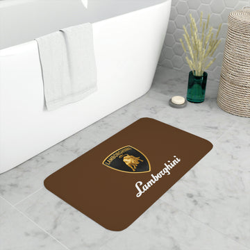 Brown Lamborghini Memory Foam Bathmat™