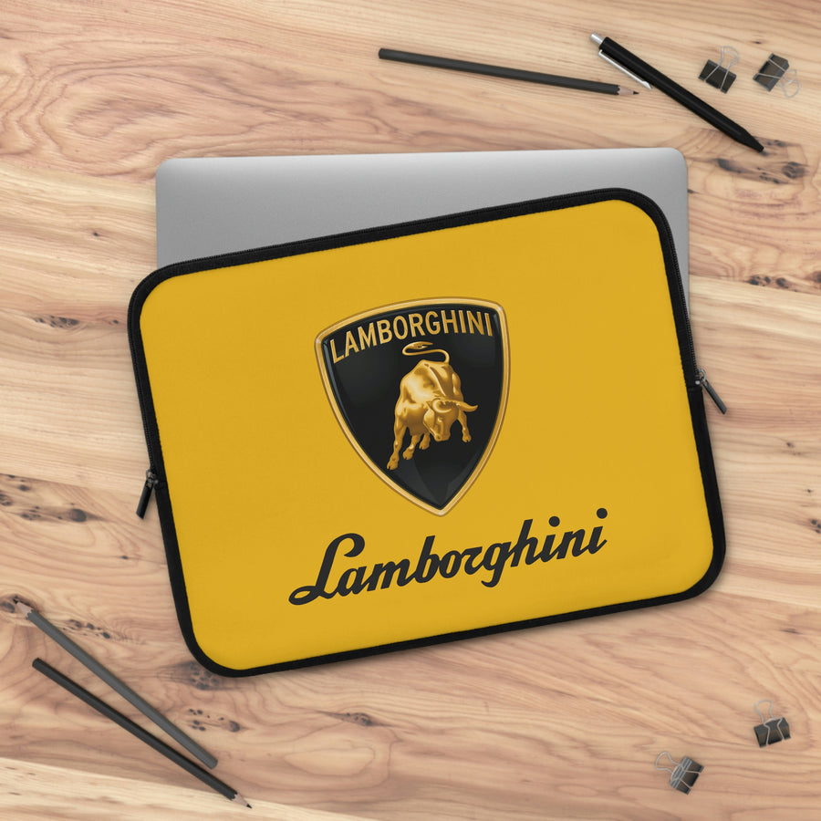 Yellow Lamborghini Laptop Sleeve™