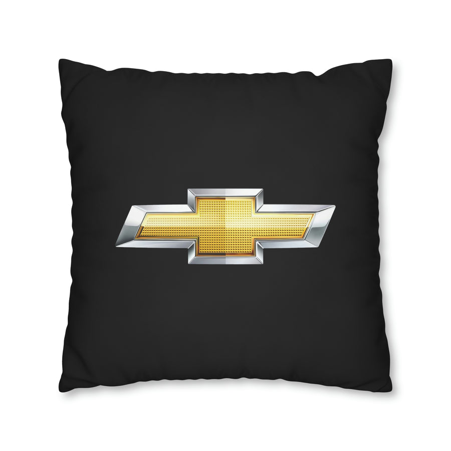 Black Chevrolet Spun Polyester pillowcase™