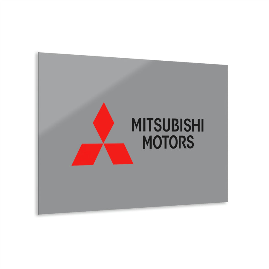 Grey Mitsubishi Acrylic Prints (French Cleat Hanging)™