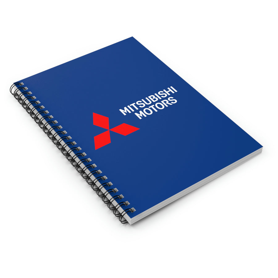 Dark Blue Mitsubishi Spiral Notebook - Ruled Line™