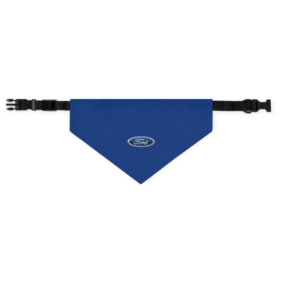 Dark Blue Ford Pet Bandana Collar™