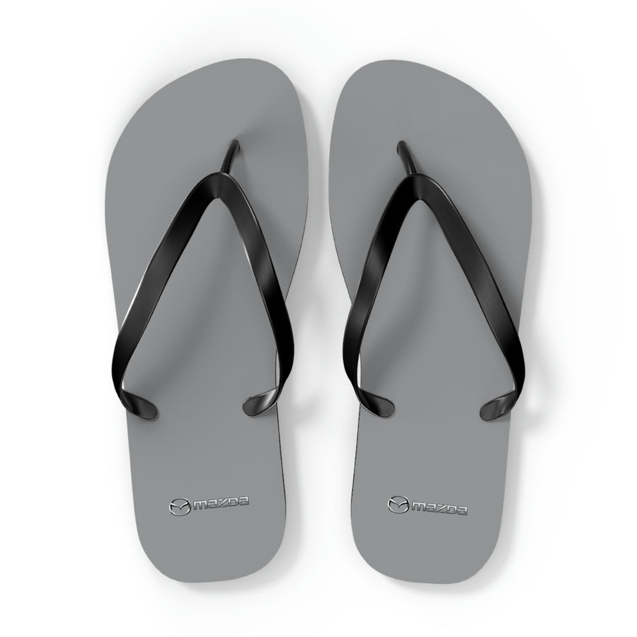 Unisex Grey Mazda Flip Flops™