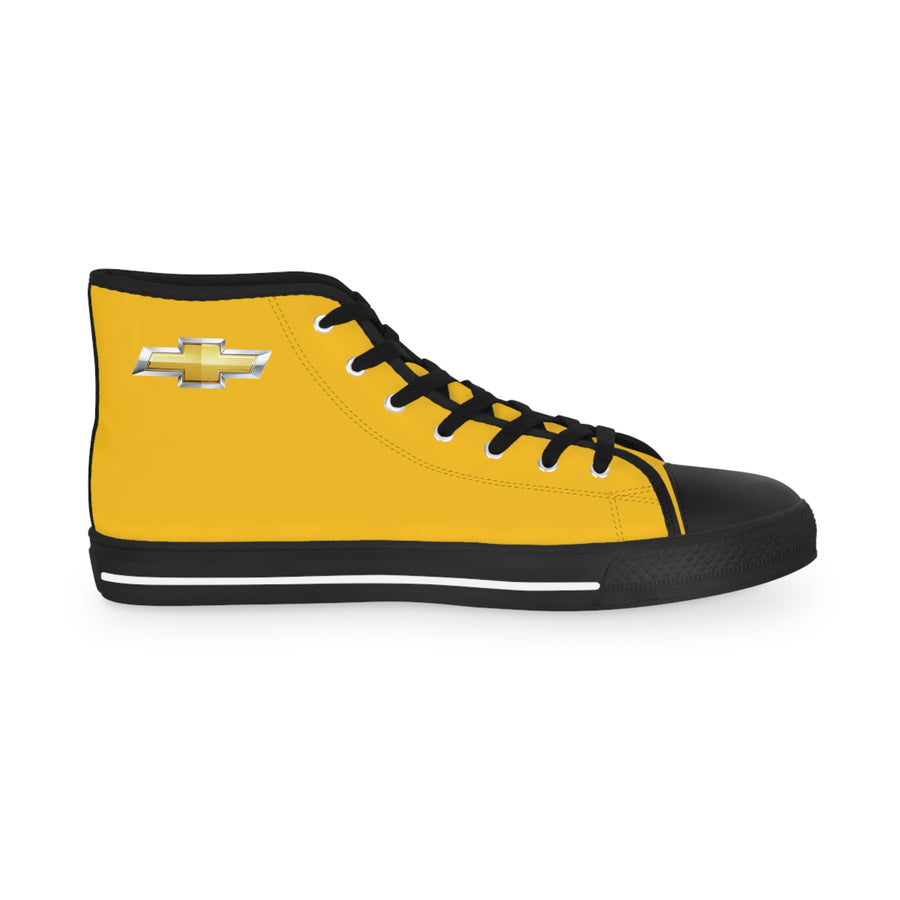 Men's Yellow Chevrolet High Top Sneakers™