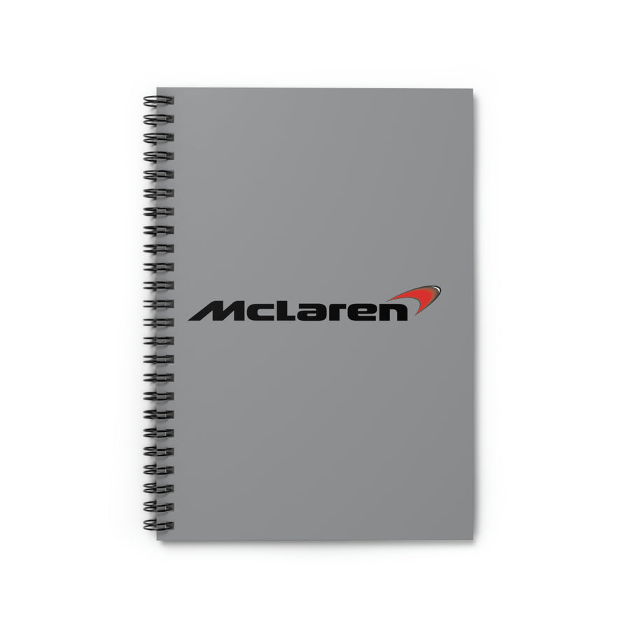 Grey McLaren Spiral Notebook - Ruled Line™