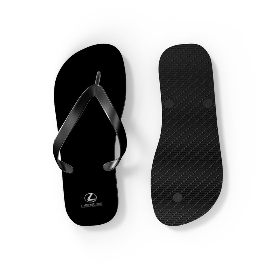 Unisex Black Lexus Flip Flops™