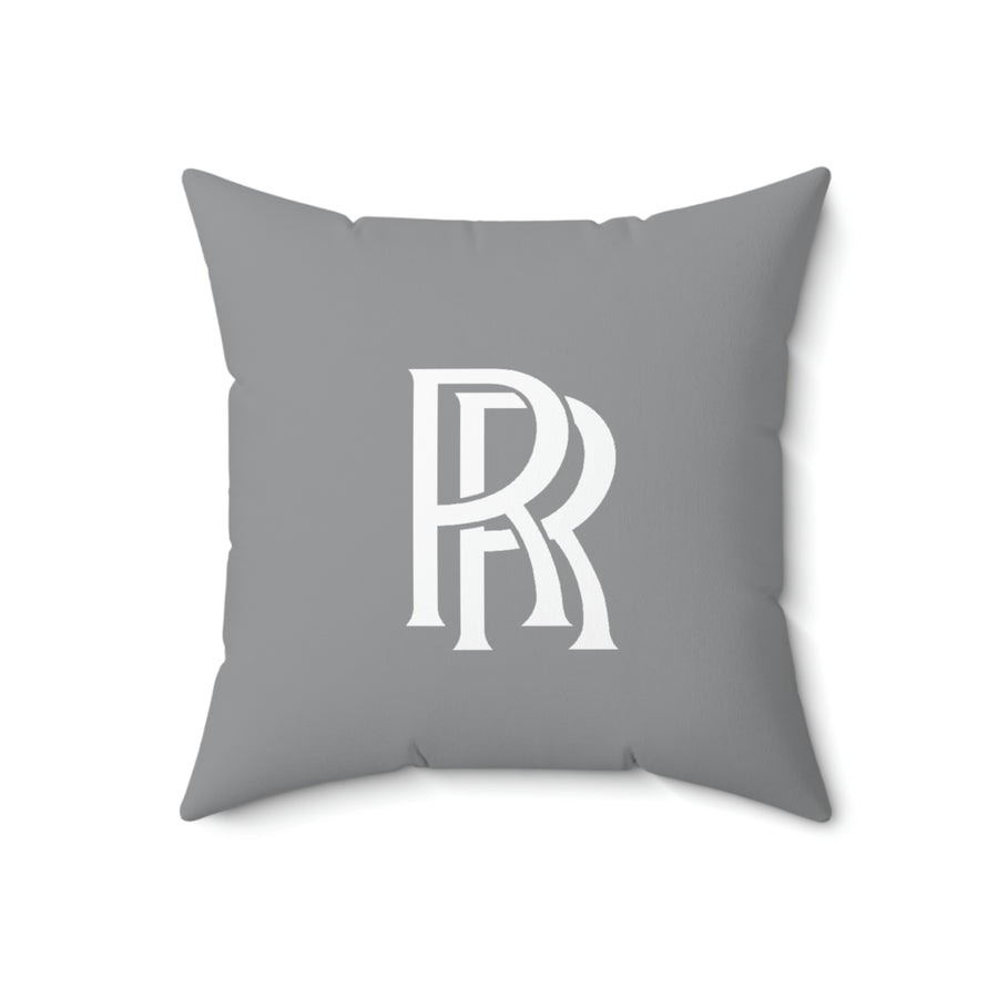 Grey Rolls Royce Spun Polyester Square Pillow™