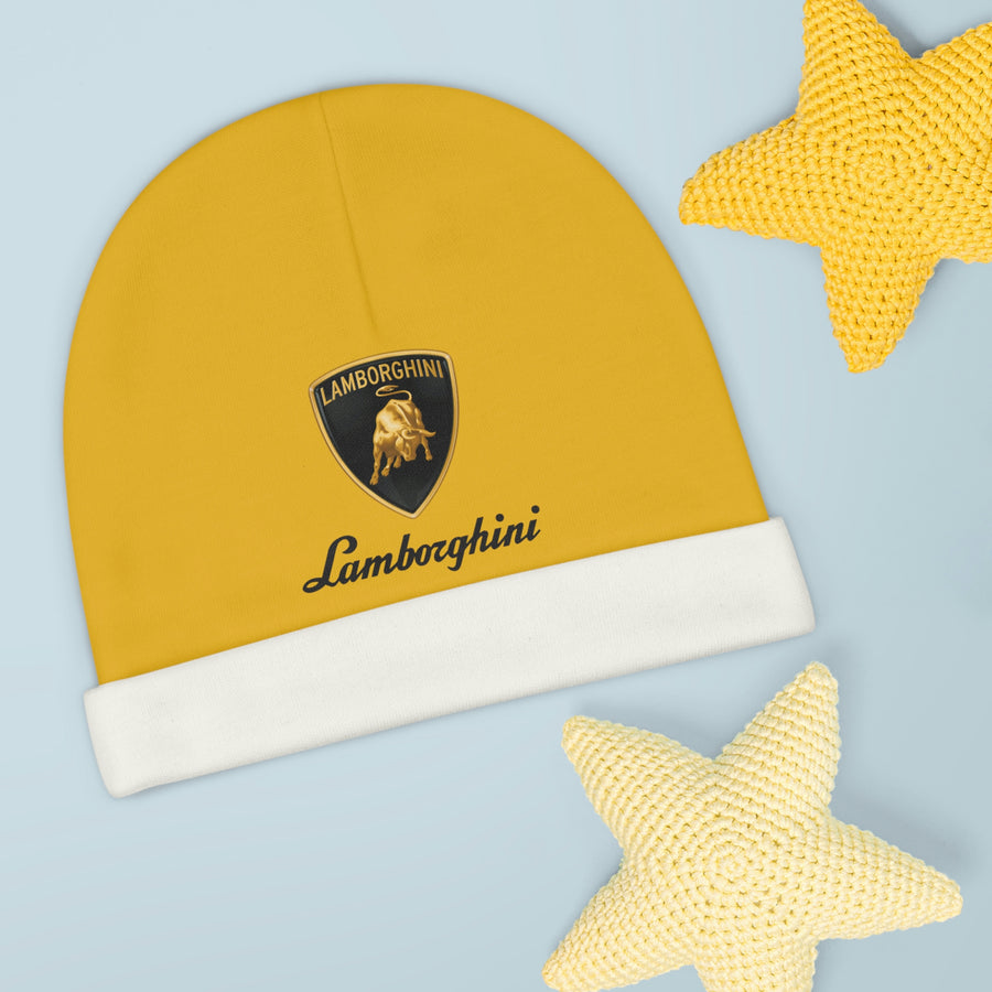 Yellow Lamborghini Baby Beanie™