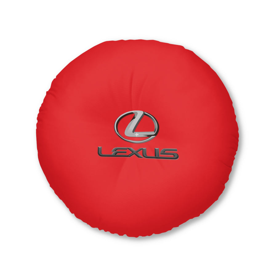 Red Lexus Tufted Floor Pillow, Round™