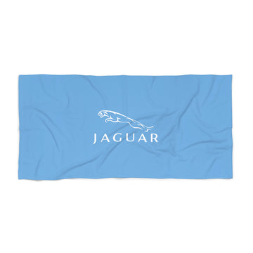 Light Blue Jaguar Beach Towel™