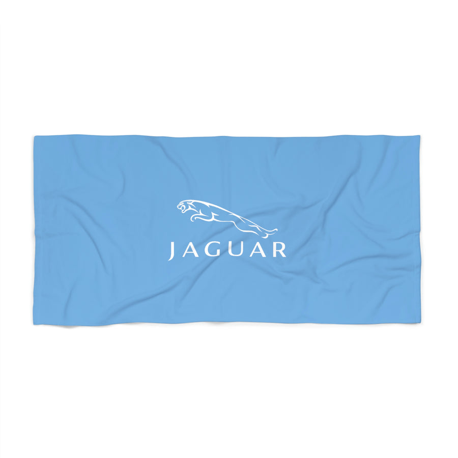 Light Blue Jaguar Beach Towel™