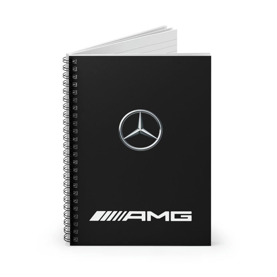 Black Mercedes Spiral Notebook - Ruled Line™