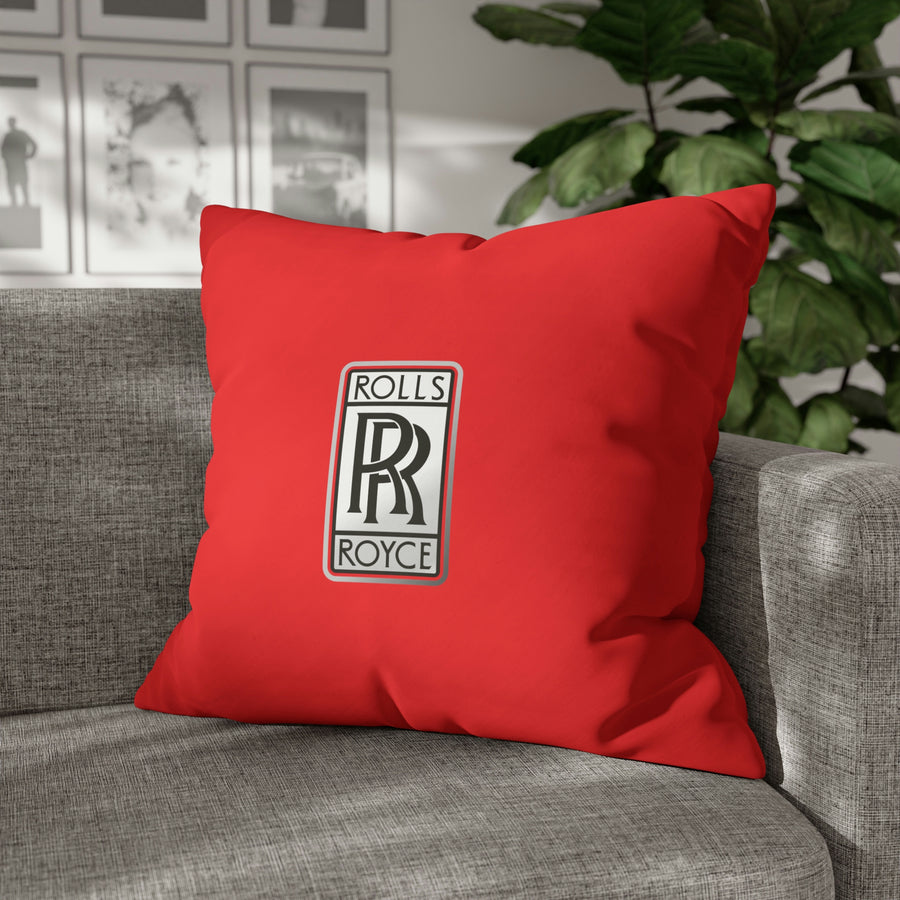 Red Rolls Royce Spun Polyester pillowcase™