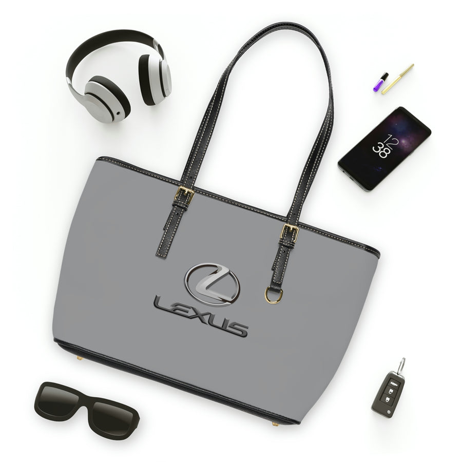 Grey Lexus Leather Shoulder Bag™